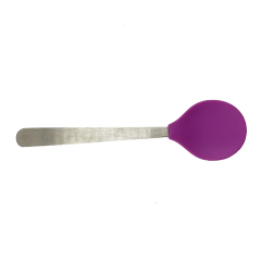 TT006 Stainless steel handles baby spoon | silicone spoon