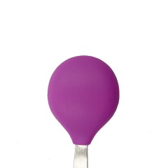 TT006 Stainless steel handles baby spoon | silicone spoon