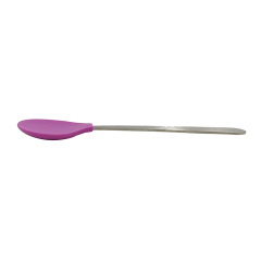 TT006 Stainless steel handles baby spoon | silicone spoon