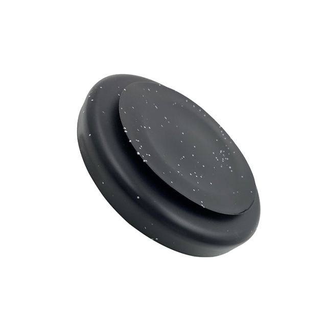 Silicone Baby Feeding set in black with white specks