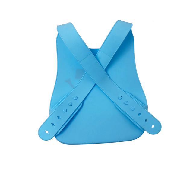 silicone baby bib | KP011 Deluxe Baby Bib (Straps Crossed)