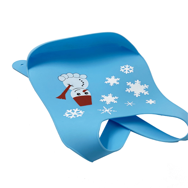 silicone baby bib | KP011 Deluxe Baby Bib (Straps Crossed)