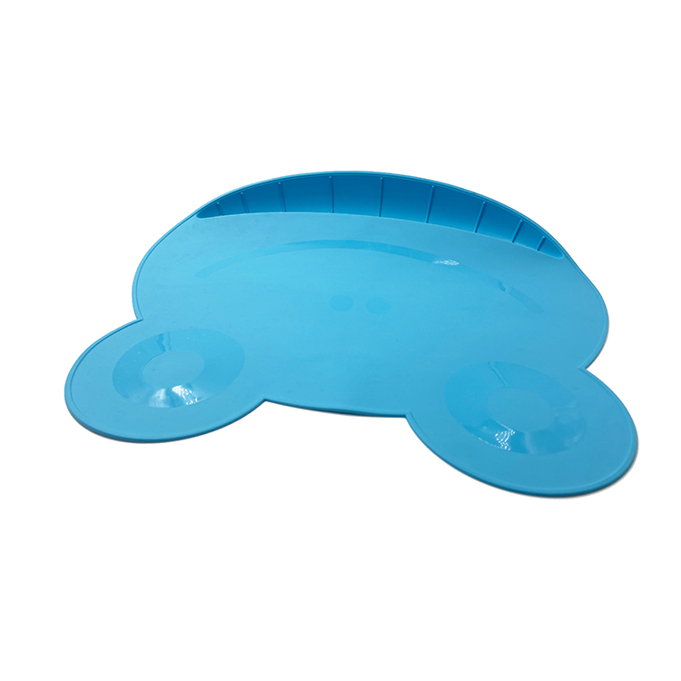 Silicone placemat | KP007 Food Catching Baby Placemat in Frog Shape