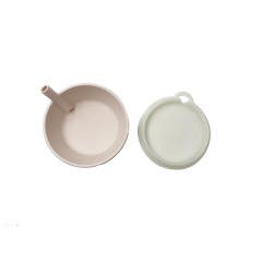 TT085 & TT086  Bowl With Oval Straw | silicone bowl with lid