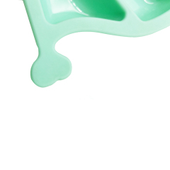 TT002 Whale Shape 3 Compartment Tray | silicone compartment tray