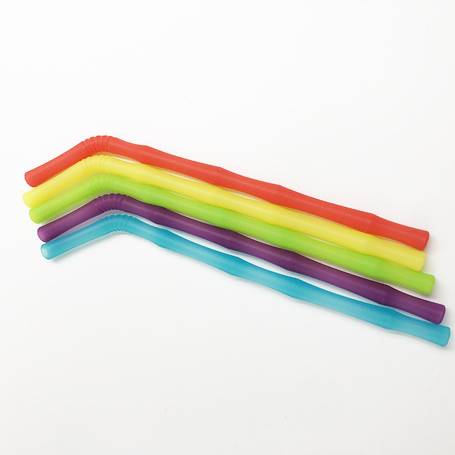 silicone straws | UT104 Bend Bamboo Straw