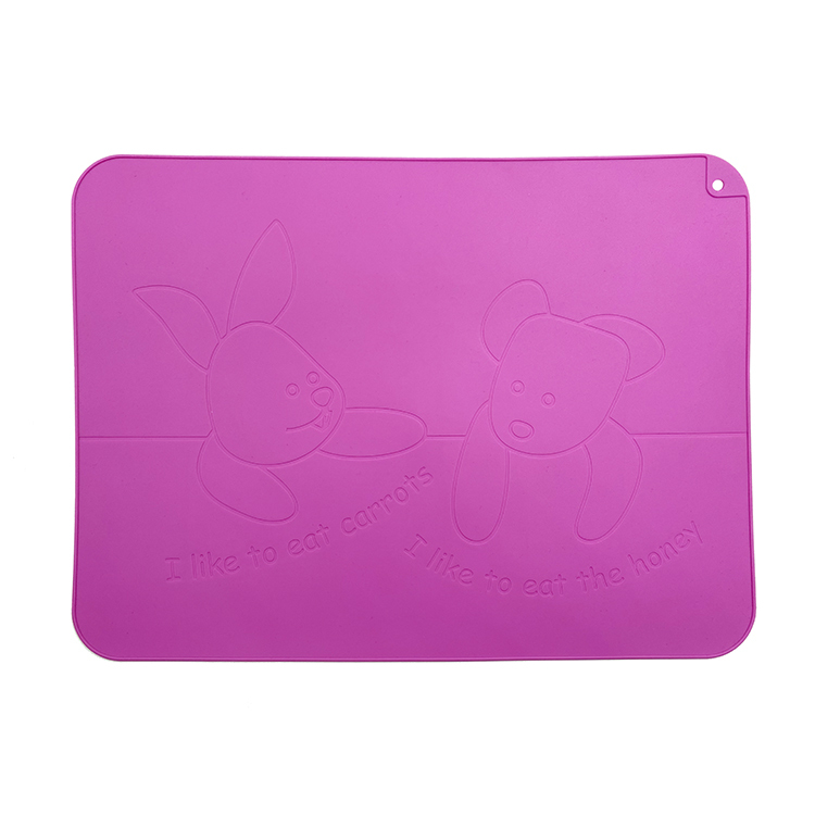 High quality silicone placemat | KP001 Silicone Animal Pattern Placemat