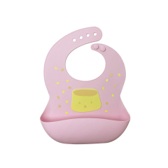 KP020 Pudding Pattern Bib | silicone baby bib