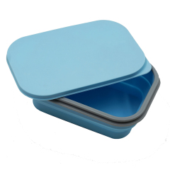 wholesale silicone bowls | TT023 Foldable lunch box Eco-Friendly Lunchbox