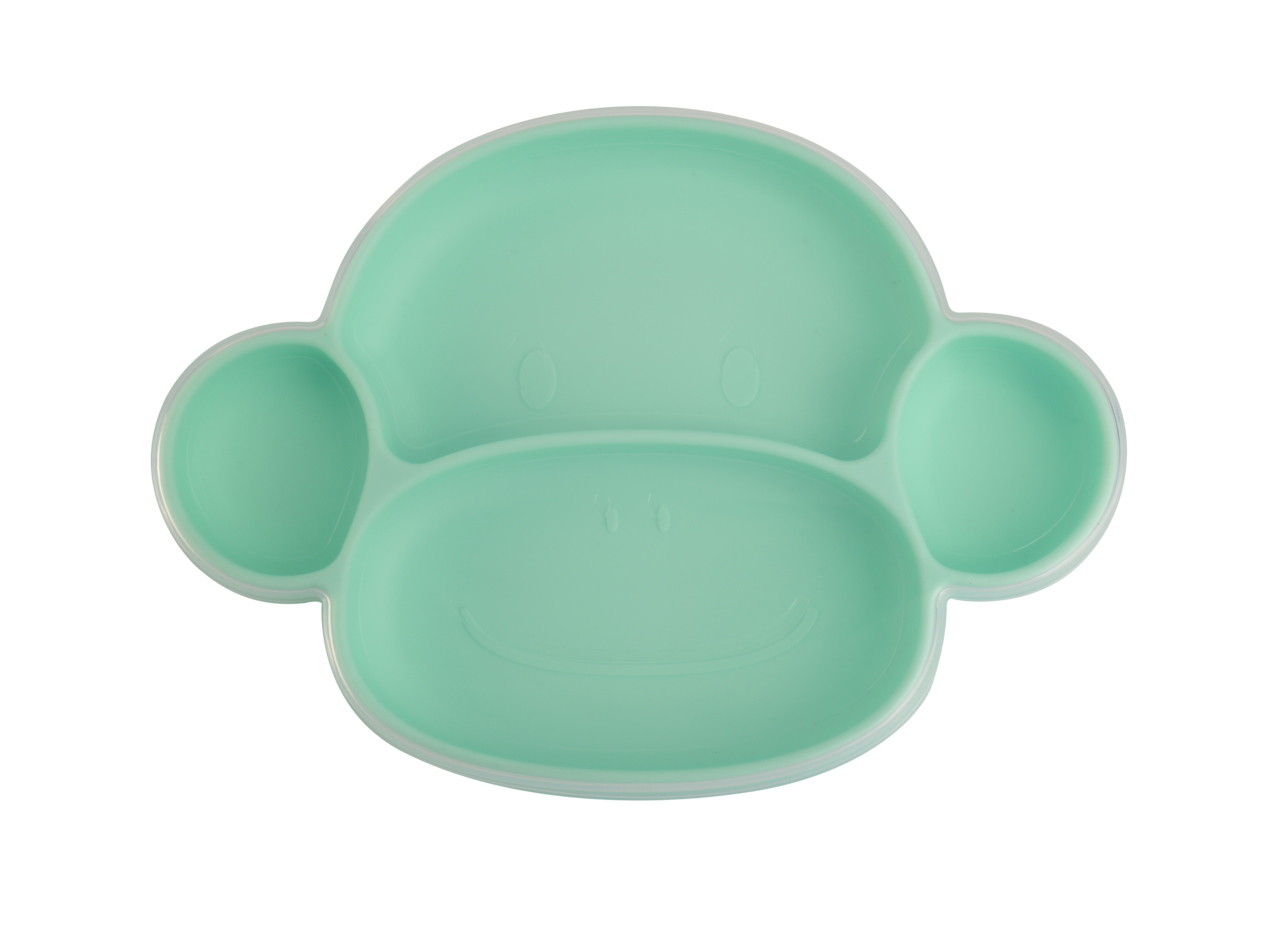 TT043 Monkey Shape Compartment Tray | silicone compartment tray