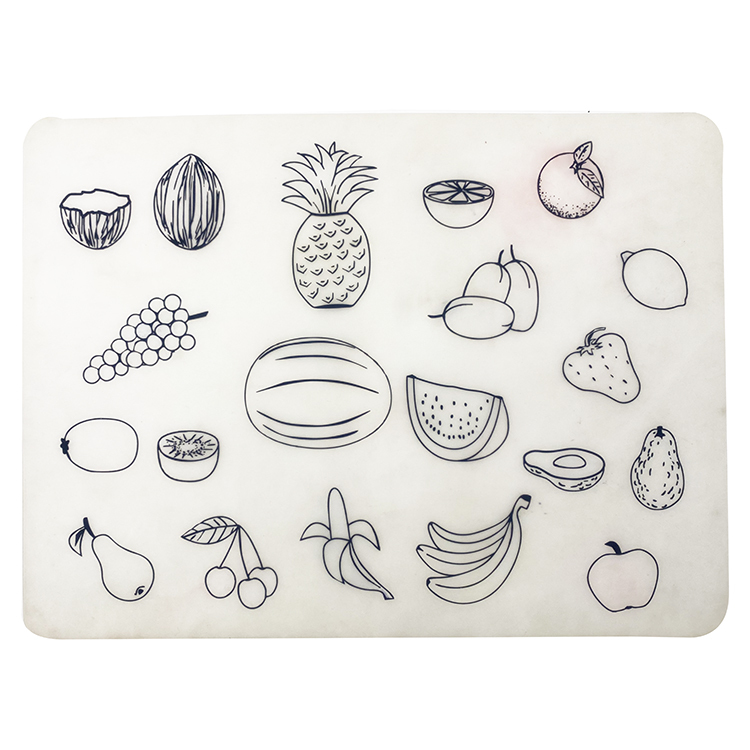 Silicone drawing mats | KP009ABC Silicone Educational Drawing Mat