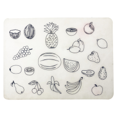 Silicone drawing mats | KP009ABC Silicone Educational Drawing Mat