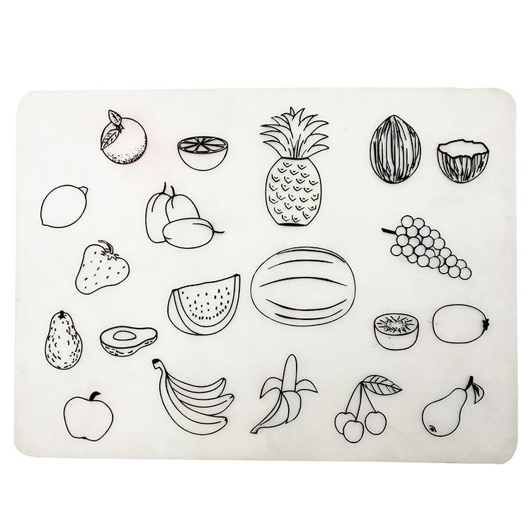 Silicone drawing mats | KP009ABC Silicone Educational Drawing Mat