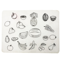 Silicone drawing mats | KP009ABC Silicone Educational Drawing Mat