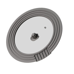 Glass universal Lid with drainer