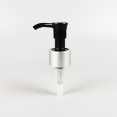 Matte Silver Aluminum Plastic Lotion Pump Shampoo Soap Dispenser Pump 1cc Body Oil Pump For Cosmetic 24/410