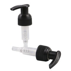 24/410 Neck Black PP Plastic Skin Care Cream Lotion Treatment Pump For Cosmetic Bottle Shampoo