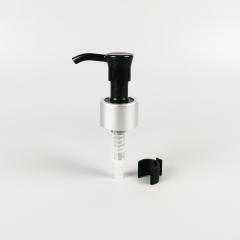Matte Silver Aluminum Plastic Lotion Pump Shampoo Soap Dispenser Pump 1cc Body Oil Pump For Cosmetic 24/410