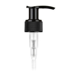 High Quality Left-right Locked 24/410 Ribbed Closure Lotion Pump For Liquid Soap Bottles