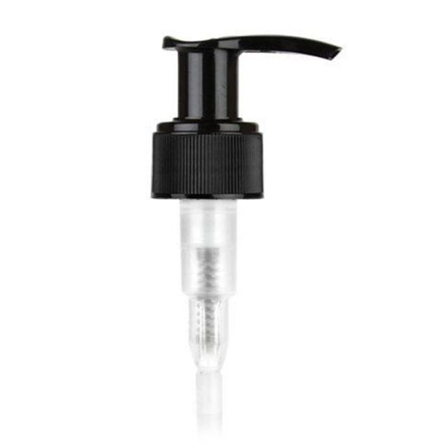 High Quality Left-right Locked 24/410 Ribbed Closure Lotion Pump For Liquid Soap Bottles