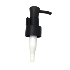 Plastic Oil Pump For Facial Cleancer Matte Black Cosmetic Lotion Pump 24mm 28mm Manufacturer/Wholesale