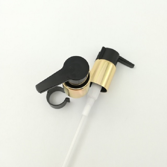 24/410 Aluminum-Plastic Lotion Bottle Pump/Metal Shiny Gold Screw Up Dispenser Pumps/ 0.65cc/1.0cc Hand Dispenser Pump