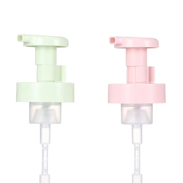 New PLastic Double Wall 40mm Cosmetic Face Washing Foam Lotion Dispenser Pumps/ Spring Outside Cosmetic Hand Cream Foam Pumps