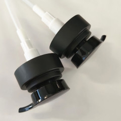 Double Wall Big Ring Lotion Pump 24 410 24mm Shampoo Bottle Dispenser Pump Matte Black Pump