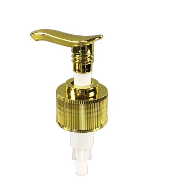20/410 24/410 28/410 UV Gold Plastic Dispenser Pump Hair Oil Lotion Pump Wholesale