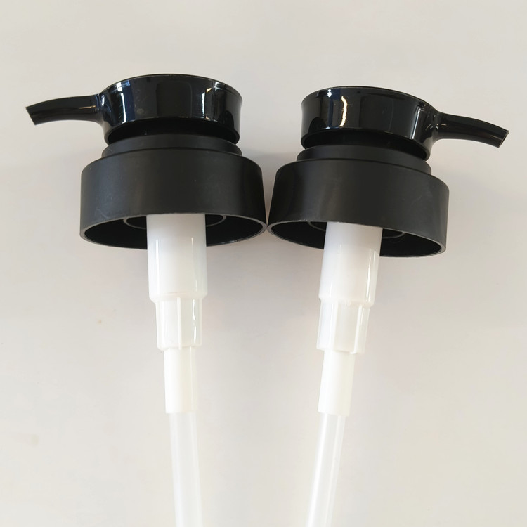 Double Wall Big Ring Lotion Pump 24 410 24mm Shampoo Bottle Dispenser Pump Matte Black Pump