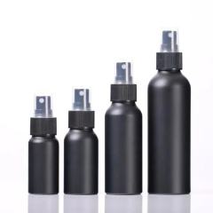 empty aluminum spray bottle 100ml matte black aluminum bottle aluminum bottle 250ml