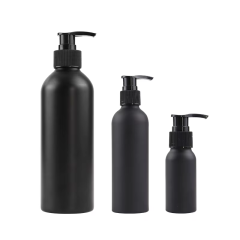 Custom Aluminum hand sanitizer Essence Oil Lotion Dispenser Pump Bottles For Makeup Remover 30ml 100ml 250ml 500ml 8oz