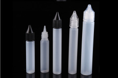 PE Essential Dropper E-Liquid Oil Squeeze Bottles With Clear Cap