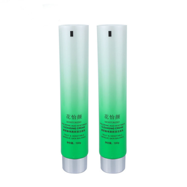 Diameter 35mm Custom Squeeze Plastic Tubes Face Wash Cream Cleanser Tubes Packaging Skin Care Body Lotion Hair Cream with Flip Top Cover