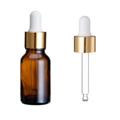 Aluminum Glass Dropper Cap For Essential Oil Bottle