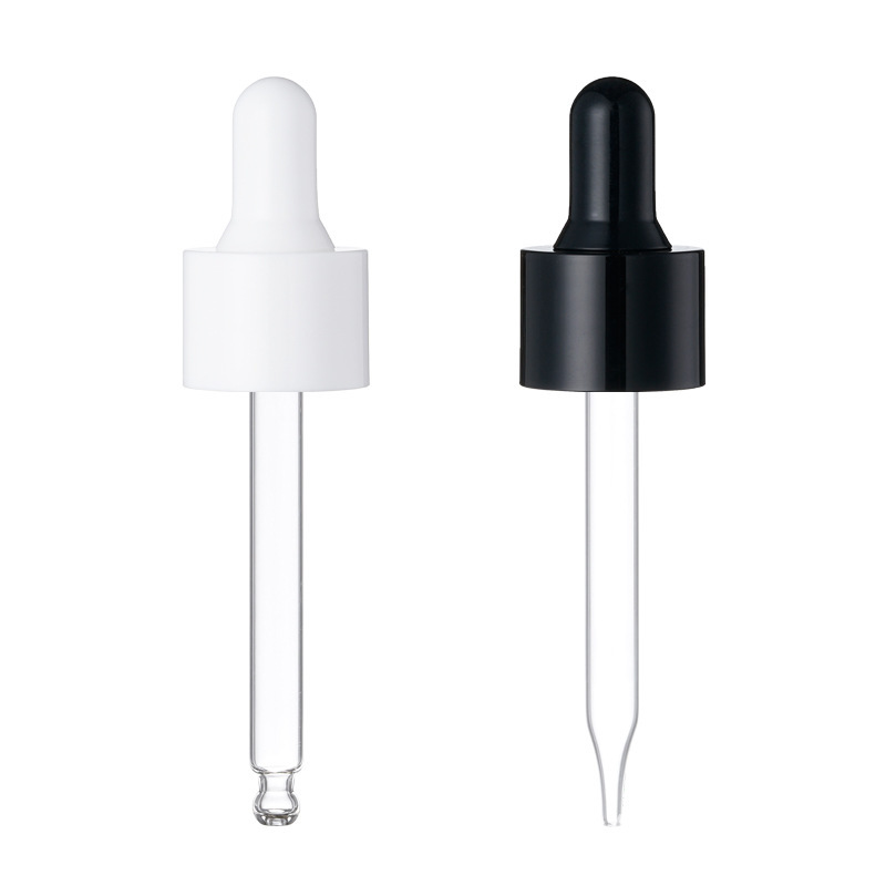 Plastic Dropper Cap With Smooth Closure For Essential Oil Bottle