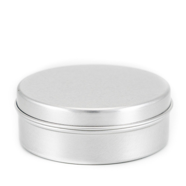 100ml Cosmetic Cream Aluminum Jar With Slip Lid