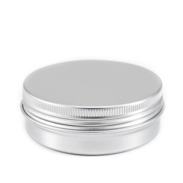 70ml Cosmetic Cream Aluminum Jar With Screw Lid