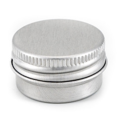 12ml Cosmetic Cream Aluminum Jar With Screw Lid