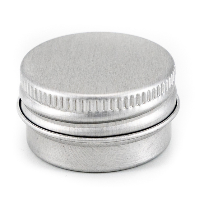 12ml Cosmetic Cream Aluminum Jar With Screw Lid
