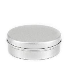 90ml Cosmetic Cream Aluminum Jar With Slip Lid
