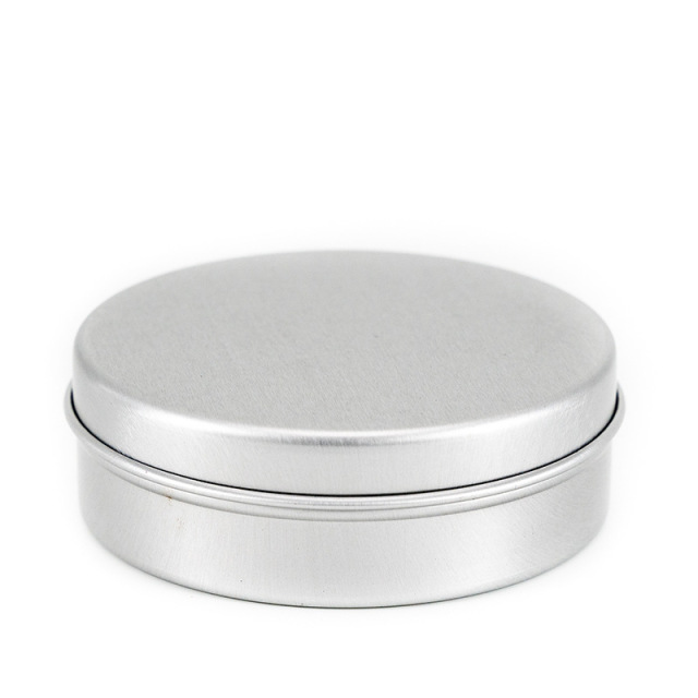 90ml Cosmetic Cream Aluminum Jar With Slip Lid