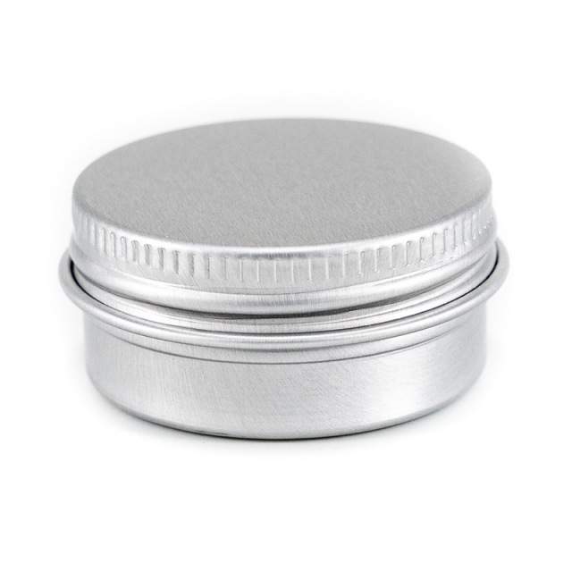 18ml Cosmetic Cream Aluminum Jar With Screw Lid