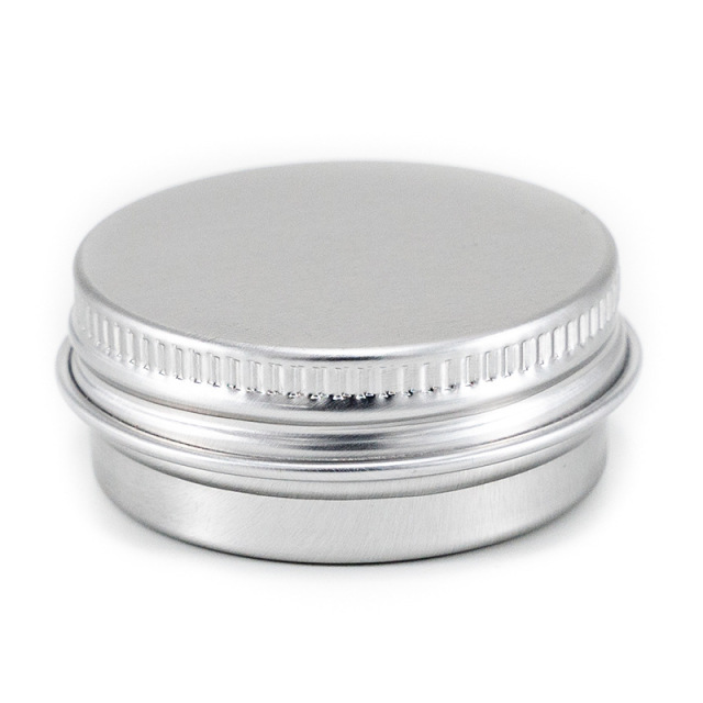 16ml Cosmetic Cream Aluminum Jar With Screw Lid