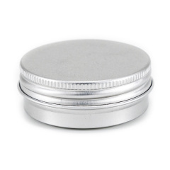 35ml Cosmetic Cream Aluminum Jar With Screw Lid