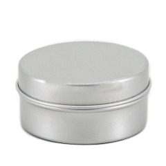 40ml Cosmetic Cream Aluminum Jar With Slip Lid
