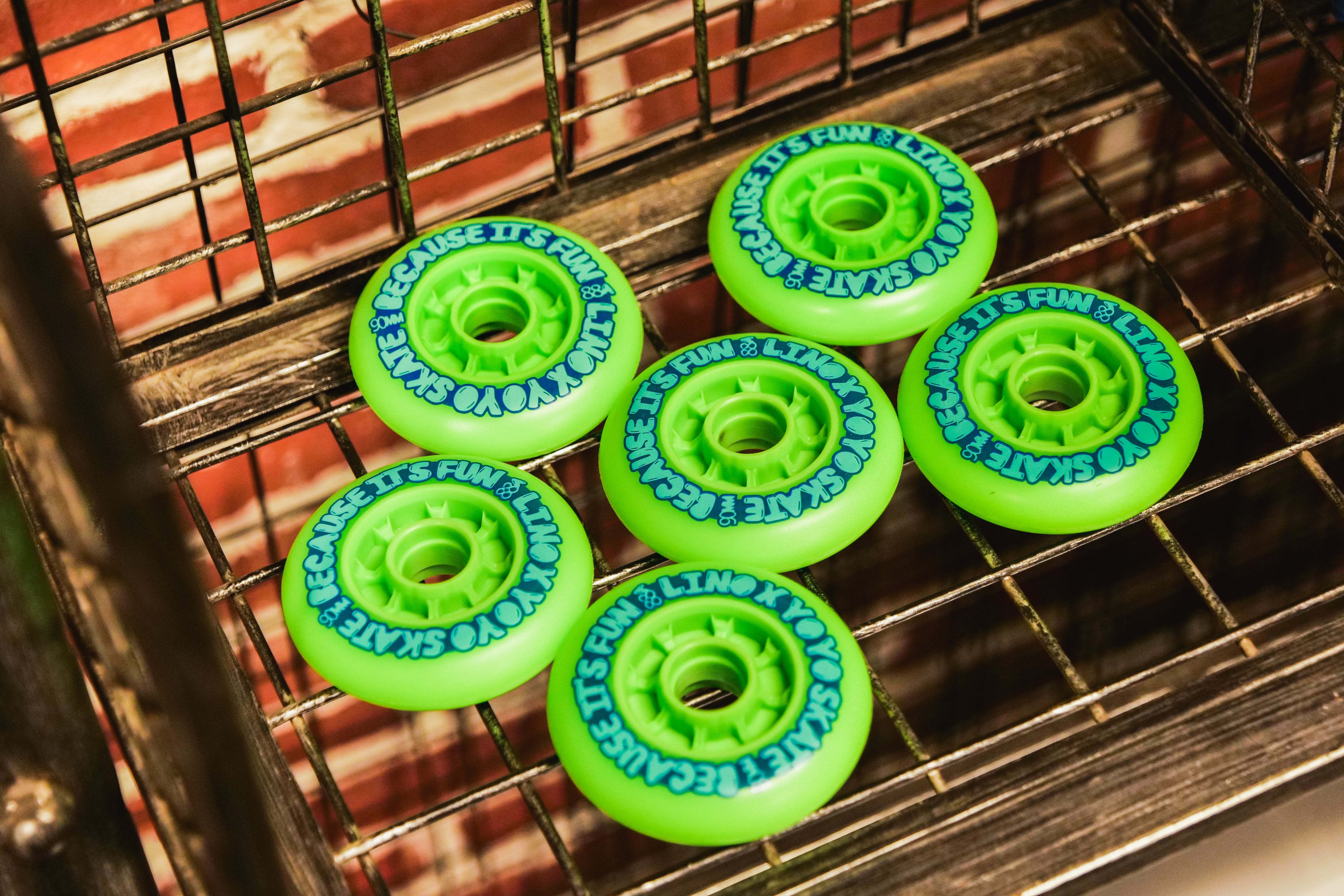 YOYOSKATE Lino 90 Urban Freeskate Speed Wheels 90mm | Because It's fun!