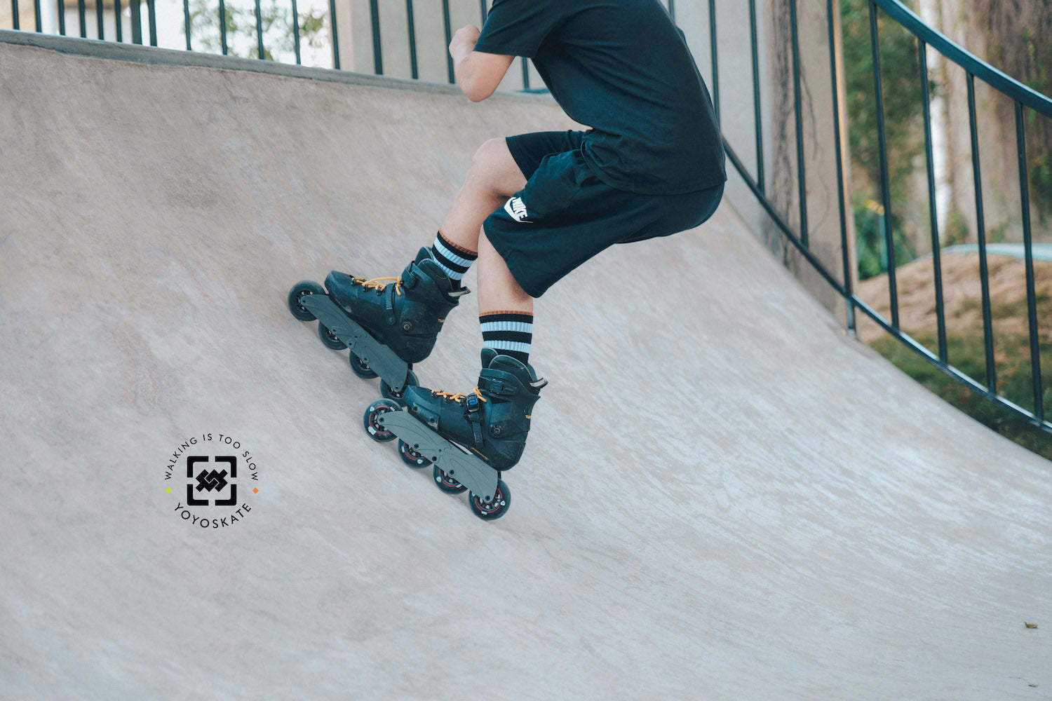 YOYOSKATE Escape Socks for Rollerblading / Skating Ankle High