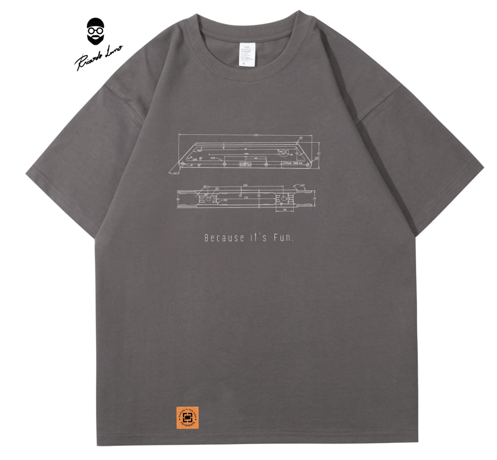 YOYOSKATE Lino Blueprint Limited Tee