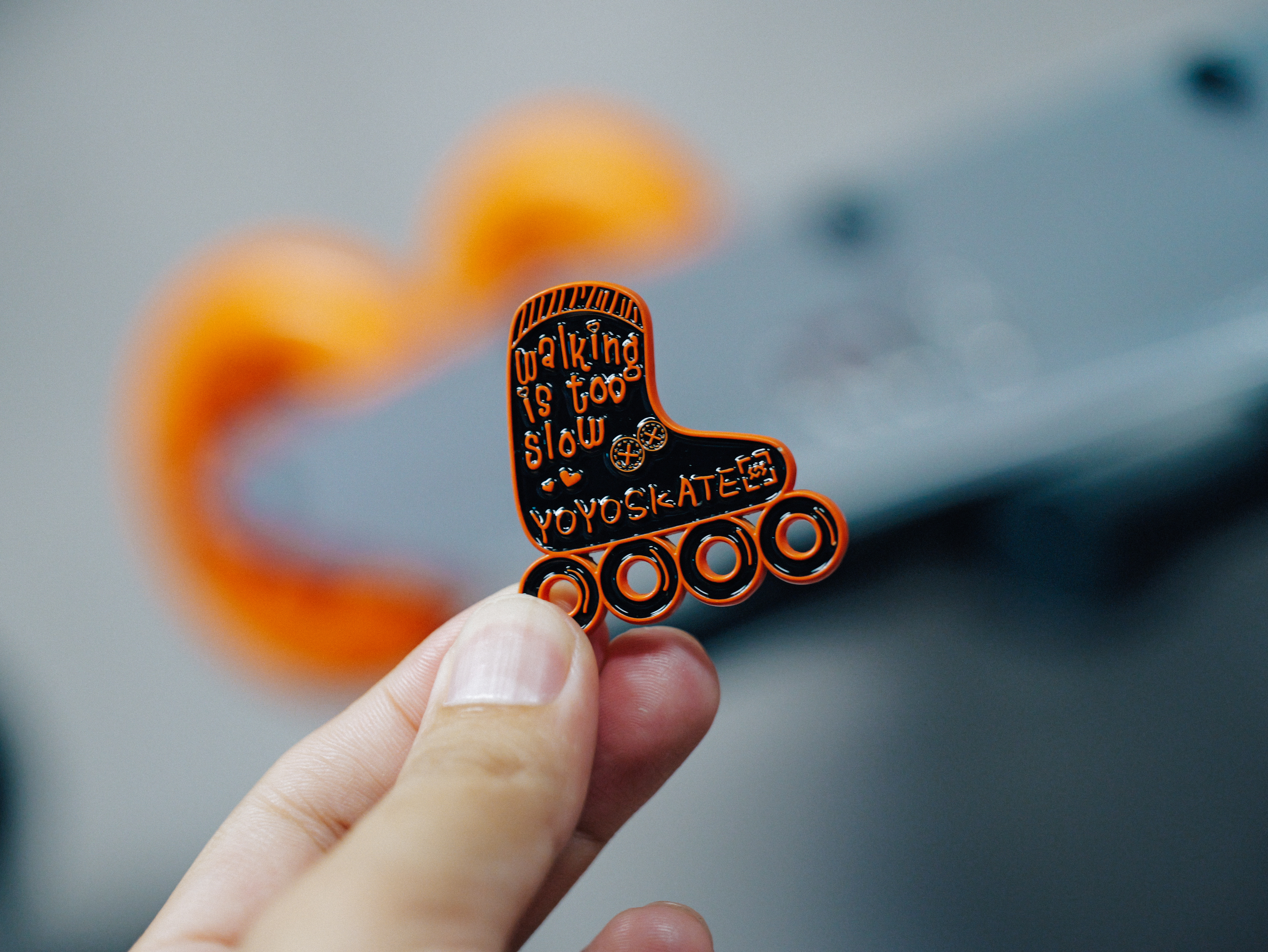 Skate Pin - Walking is too slow | in 2 colors